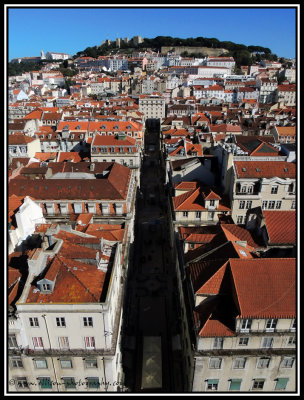 Baixa and Castelo de Sao Jorge view