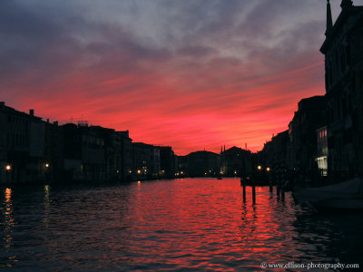 Grand Canal sunset