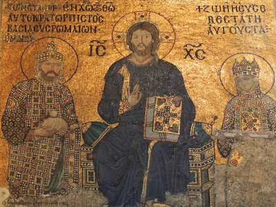 mosaic in the Hagia Sophia