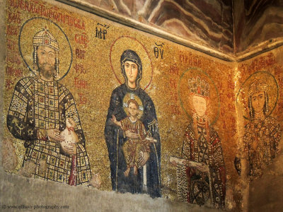mosaic in the Hagia Sophia