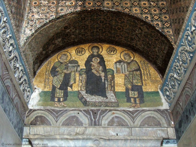 mosaic in the Hagia Sophia