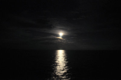 Moonlight on the ocean
