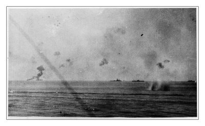 HMS Nelson and merchant packets in Med convoy