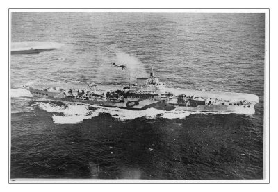 HMS Indomitable in Med convoy