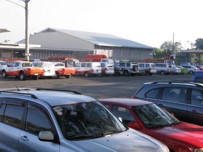Service center lot - keep walking....