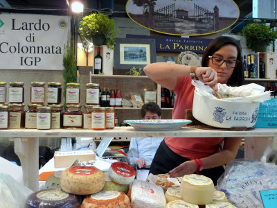 Lardo di Colonnata and Tuscan cheese