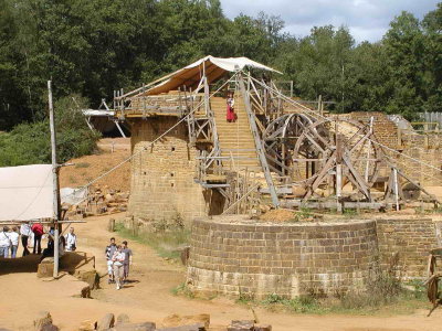 Tour de la chapelle et tour d'angle ouest