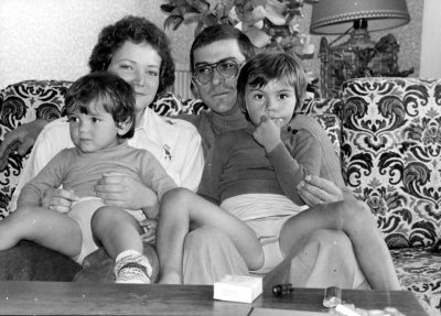 1977 : Marie-Christine, Pedro, Sylvie et Philippe