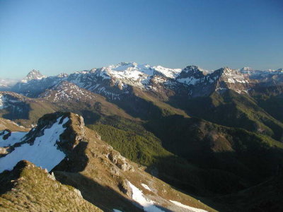  Depuis le Montagnon : Ossau, Sesques, Isabe, Marrre, Bergon