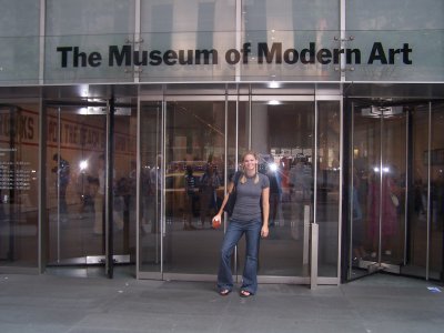 alex at the museum of modern art