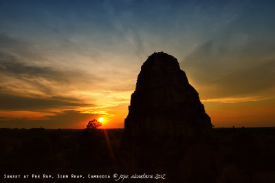 Sunset in Pre Rup