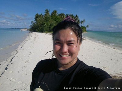 Panam Pangan Island from my cellphone