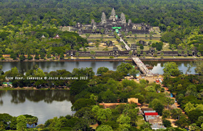 Balloon ride, Angkor Wat