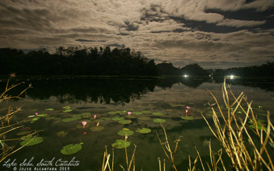 Lake Sebu on a full moon
