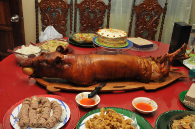 The sacred new year's lechon
