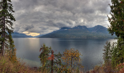 Storm Clouds over Slocan Lake