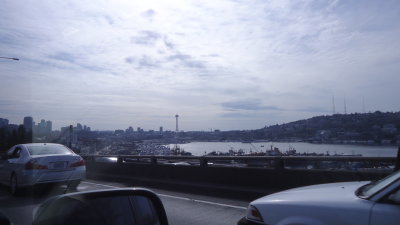 Driving into Seattle