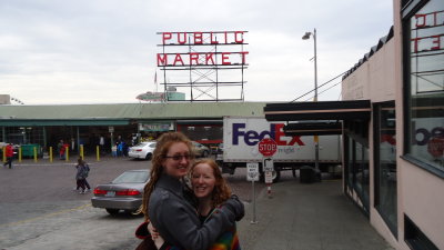 Pike Place Market on Wednesday morning
