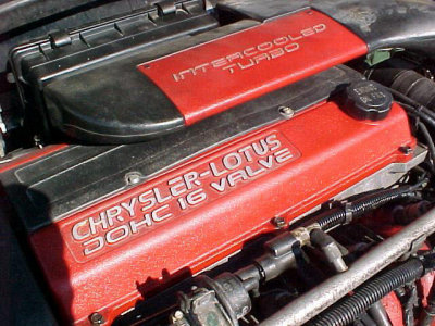 R/T Engine with CHRYSLER -LOTUS Cam Covers  (Snorkel looks to be in GREAT shape)