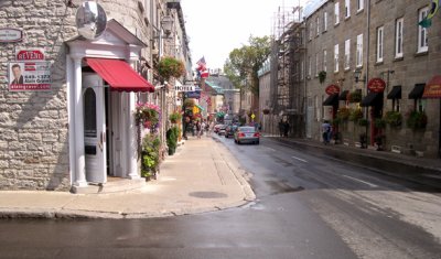 A street in the Upper Town (Haute-Ville) section of Old Qubec (Vieux-Qubec)