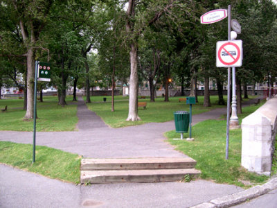 Jardin des Gouverneurs  - park next to Le Chteau Frontenac.