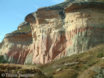 Towering cliffs