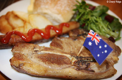5762- Australia Day food