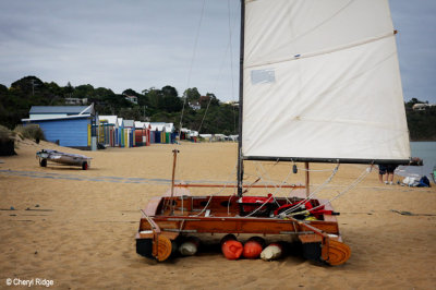 5950- Mount Martha bathing boxes and yachts