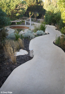 6202b- Hilltop path and Footbath Pool