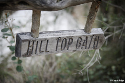 5735- sign for Hill Top Bath