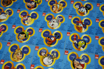 Magic of Disney ear shape stickers