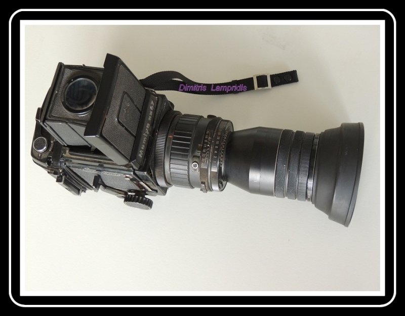 MAMIYA  RB 67 - PROFESSIONAL  - lens-Mamiya secor 250 / 4.5 with a ring ...