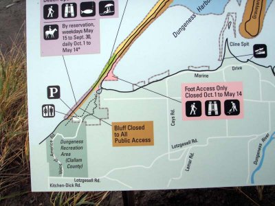 Combined Bluff Trail Sign Closeups