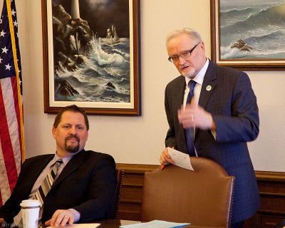 Representative Blake and WA State Parks Commissioner Mark Brown