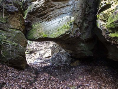 Hidden In The Cave False Arch