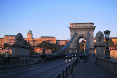 Chain Bridge in the morning