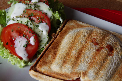 Croque met groentjes
