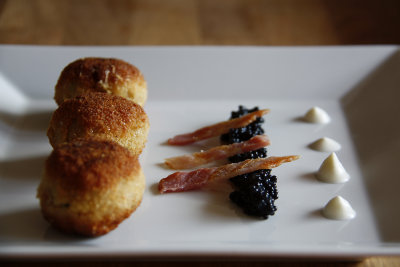 Garnaalkoekjes Met Kaviaar