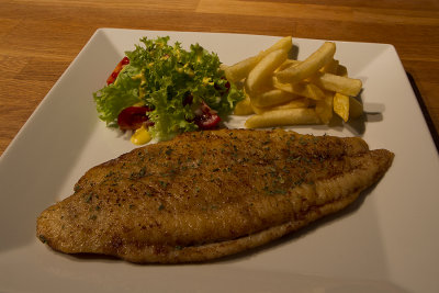Pangasius met frietjes