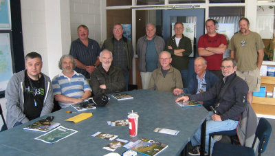 Team assembled at the DOC office, prior to departure (11/24/2012)