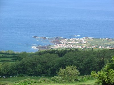 the coastal village of Mosteiros