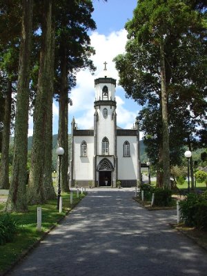 the church at Sete Cidades