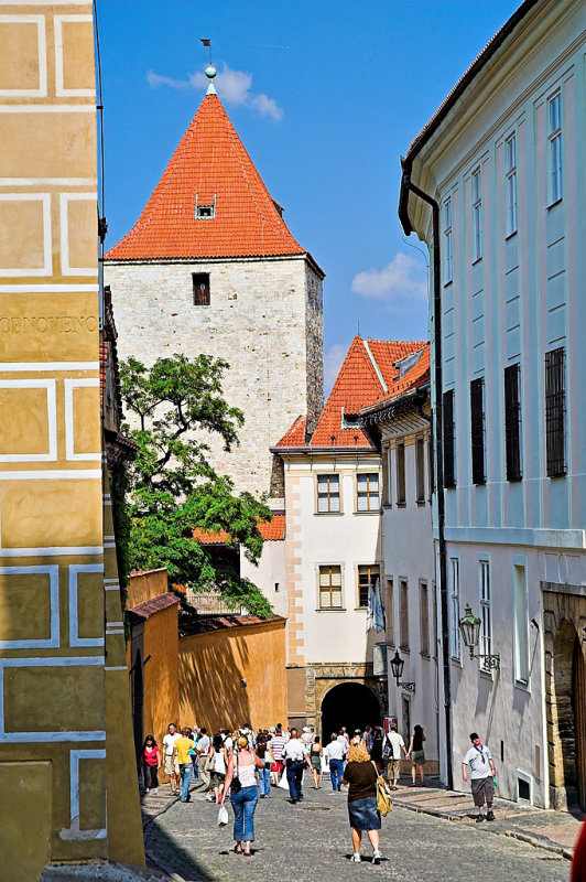 Jirska Ulice, looking toward the east gates