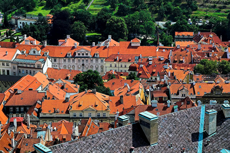 Hradcany, looking towards Petrin Hill