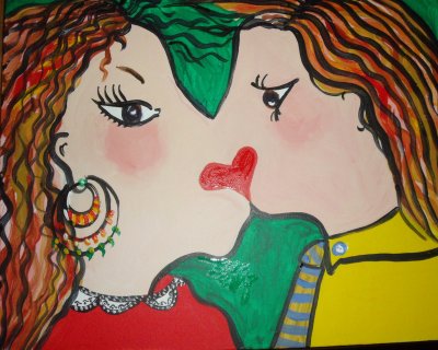 Canvas kiss 100 Sold