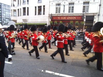 Playing a funeral march