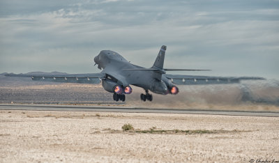 B-1B, 9th Bomber Squadron, from Dyess AFB