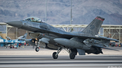 F-16CJ, 480th Fighter Squadron, from Spangdalem AFB, Germany
