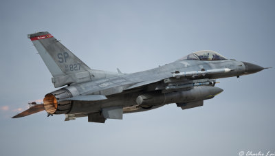 F-16CJ, 480th Fighter Squadron, from Spangdalem AFB, Germany