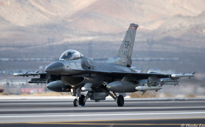 F-16CJ, 480th Fighter Squadron, from Spangdalem AFB, Germany